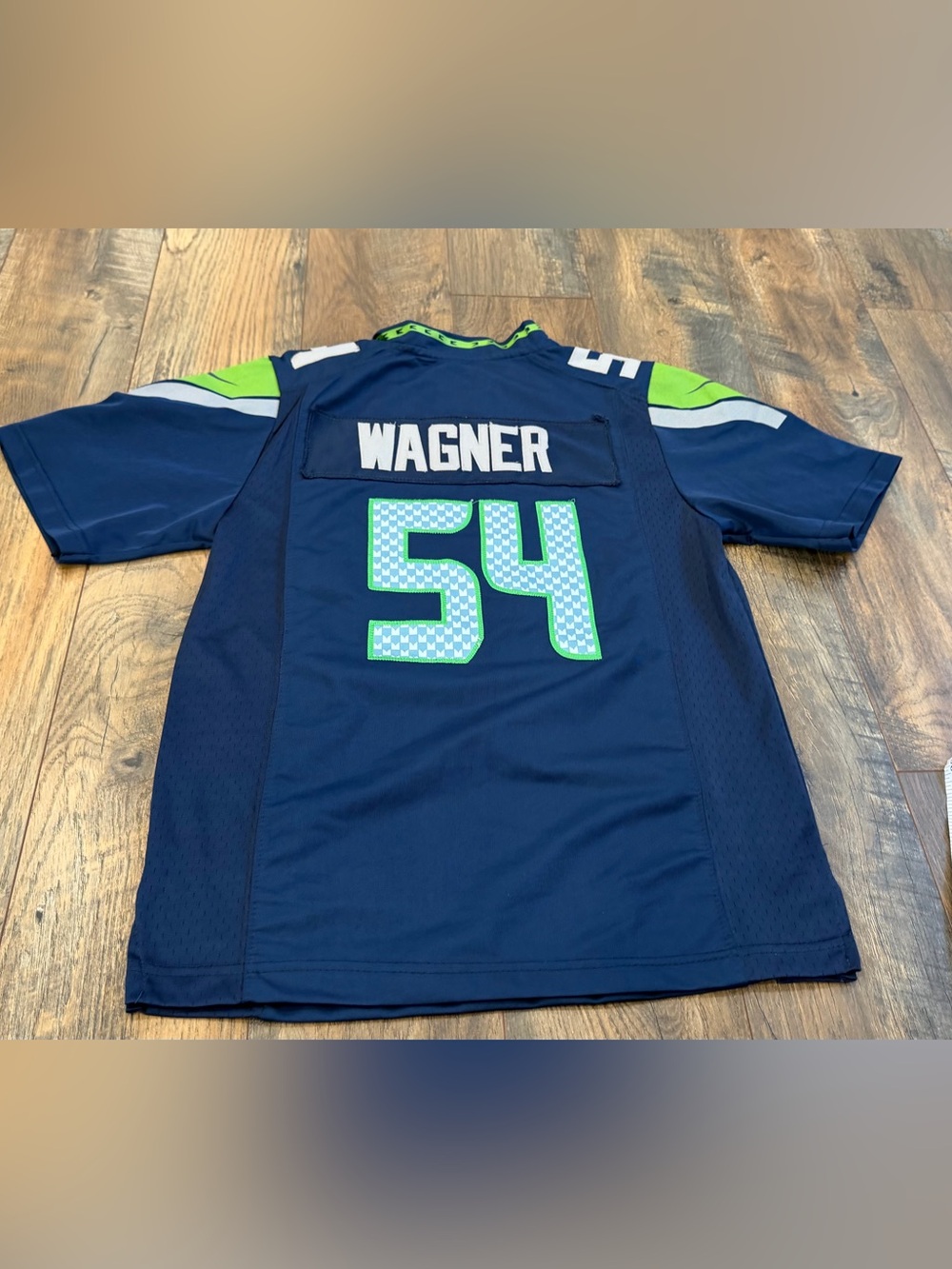 Nike Field Seattle Seahawks Bobby Wagner #54 NFL Jersey Navy Youth Large 14-16 - Picture 7 of 7